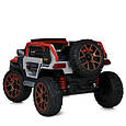Електромобіль дитячий джип BMW RR (сіро-червоний колір), 4WD, 12V, фото 6