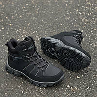Черевики чоловічі зимові чорні на шнурках Ботинки мужские зимние черные на шнурках (Код: Р3505)