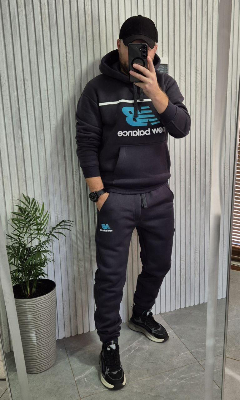 Чоловічий утеплений спортивний костюм, фото 1