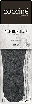 Зимові Устілки 665/46 ALUMINIUM SILVER 37 (нат.войлок+фол.)