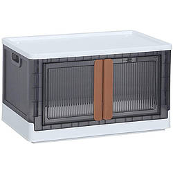 Пластиковий складний ящик органайзер на 32 літра. Портативний ПВХ модульний збірний ящик для зберігання речей. 1 ящик (mod32)