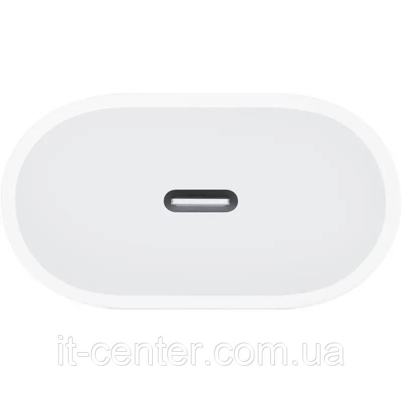 СЗУ блок iPhone PD30W + кабель Type-C - Type-C білий