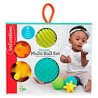 Набір текстурних м'ячиків Infantino Яскраві кульки, фото 3