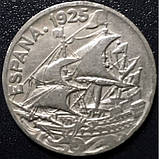 Іспанія Король Альфонс XIII 25 сентимів, 1925 рік №2663, фото 2