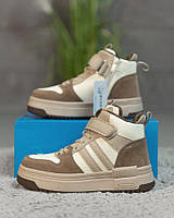 Зимові дитячі черевики gaffi beige/coffe 3981-2C ВТ7976