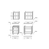 Кухня модульна Еверест Оптіма набір №2 Графіт 2 м (DTM-5698), фото 5