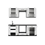 Кухня модульна Еверест Оптіма набір №8 Білий 2,2 м (DTM-5724), фото 3