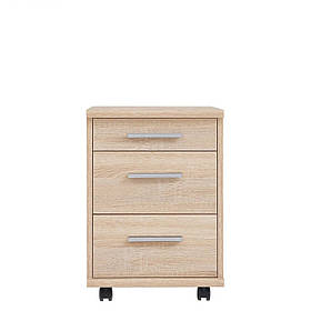 Тумба офісна під стіл Гербор Офіс Лайн KON 3S Дуб сонома (GRB-1384)