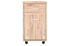 Тумба офісна під стіл Гербор Шанталь KON1D1S Дуб санремо світлий (GRB-1409)