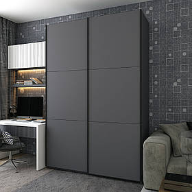 Шафа-купе двохдверна Doros G-Caiser 180х60х240 см Графіт (DRS-011034)