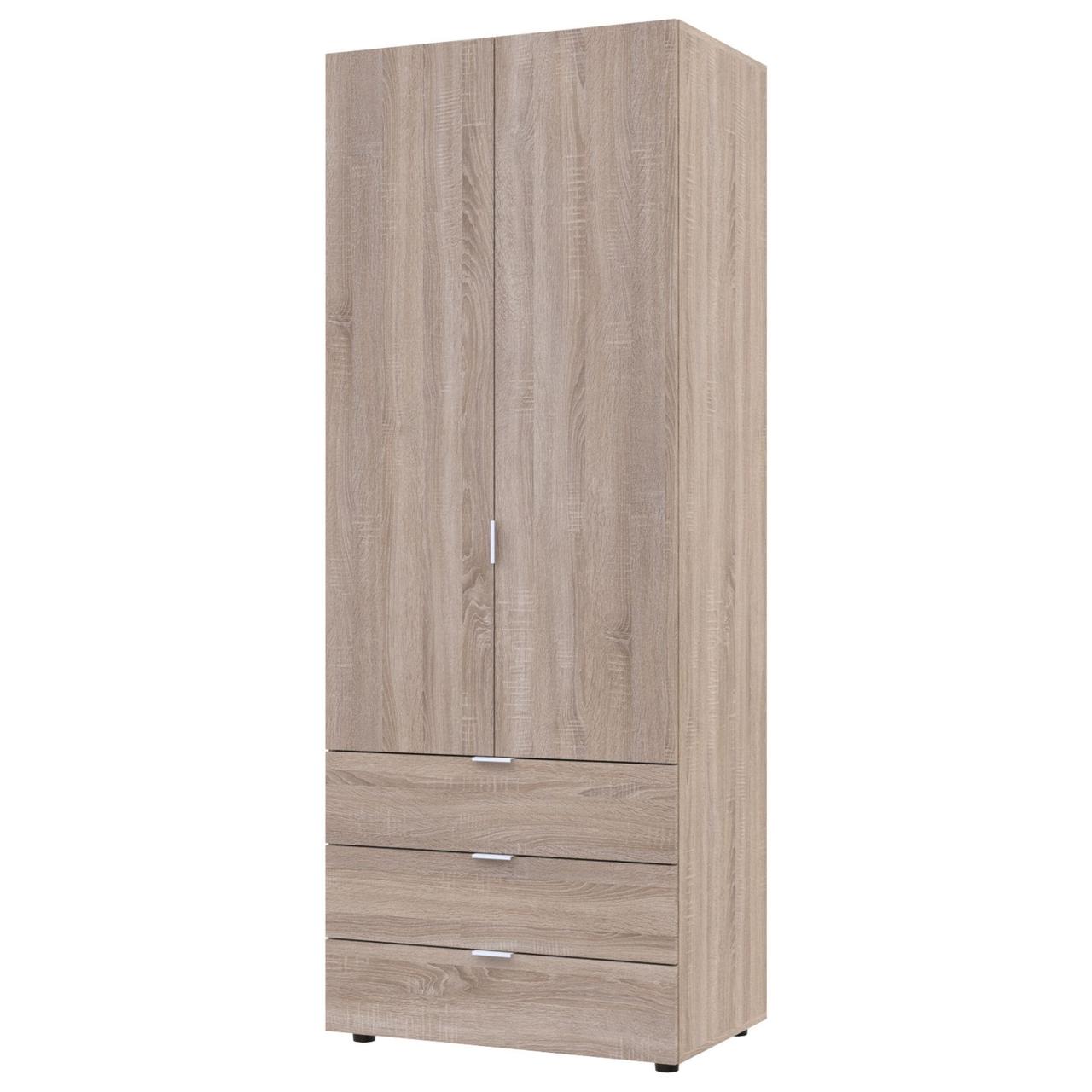 Шафа розпашна для одягу Doros Гелар 77,5х49,5х203,4 см Дуб сонома (DRS-011106), фото 1