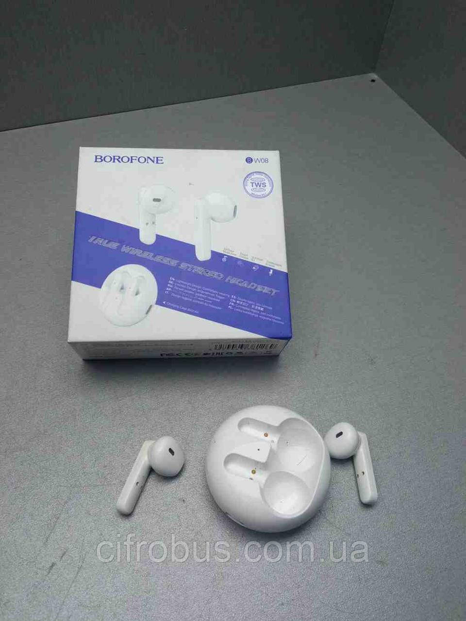 Навушники Bluetooth-гарнітура Б/У Borofone BW08 TWS