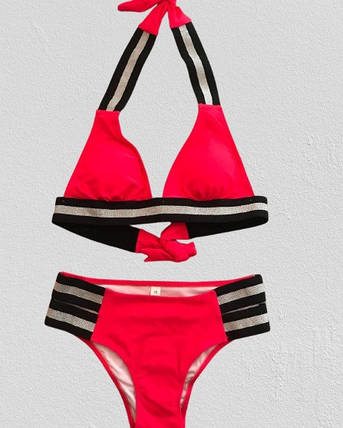 Купальник раздельный Fuba 22300 Майами красный(В НАЛИЧИИ ТОЛЬКО 46 УКР р-ры), фото 2