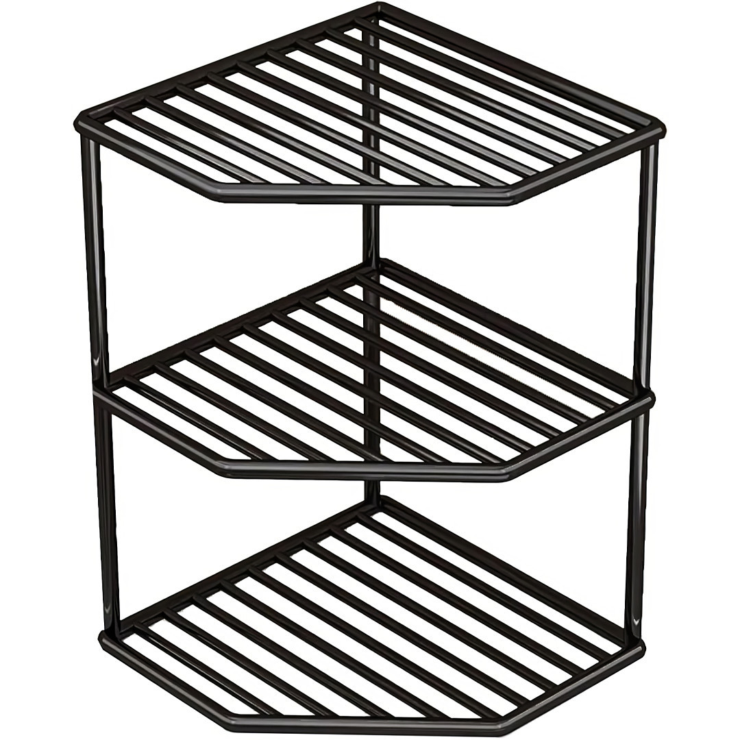 Універсальна 3-рівнева кутова полиця для кухні Dish Rack for Kitchen 8950