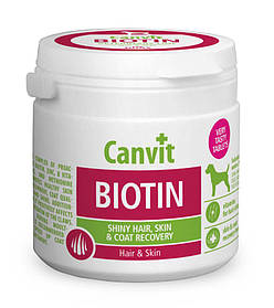 Біотин для собак до 25кг Canvit Biotin for dogs 100г