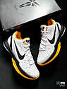 Eur39-48 NIKE Zoom Kobe 6 Protro White De Sol 2021 чоловічі баскетбольні кросівки, фото 2