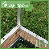 Теплиця "Дніпро-2" 2х9 м / профільна труба 20Х20 мм / стільниковий полікарбонат 6 мм PREMIUM, фото 4