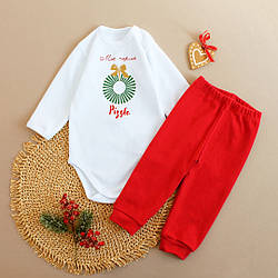 Новорічний набір боді та штанята Моє перше Різдво