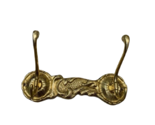 Вішалка з латуні, 2 гачки Stilars Італія 10*23см 101 (Італія)