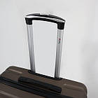 Валіза дорожня 3 в 1 трійка на колесах ABS пластик 76*49 см у різних кольорах Cans Синій, фото 3