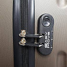 Валіза дорожня 3 в 1 трійка на колесах ABS пластик 76*49 см у різних кольорах Cans Синій, фото 4