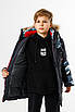 Куртка зимова WKAS для хлопчика 10-16 років довга , Чорний, 152, фото 8