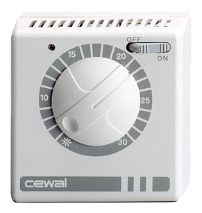 Кімнатний терморегулятор (термостат) RQ30 Cewal 5÷30 C