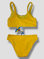 Купальник В РУБЧИК Teres 966-1 Пинк желтый (В НАЛИЧИИ ТОЛЬКО 34 36 38 40 УКР р-ры ), фото 4