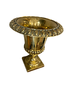 Декоративна ваза з латуні 10х24 см Stilars Італія 1049