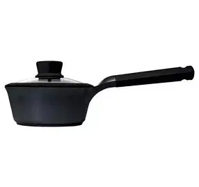 Ківш із кришкою Huohou Teflon Platinum Plus 18см HU0071