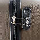 Валіза дорожня 3 в 1 трійка на колесах ABS пластик 76*49 см у різних кольорах Cans Голубий, фото 6