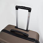 Валіза дорожня 3 в 1 трійка на колесах ABS пластик 76*49 см у різних кольорах Cans Голубий, фото 7