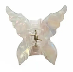 Заколка краб для волосся Метелик білий 1-205688 Fashion Jewelry Hair Clip Metelyk White