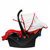 Автокрісло для дівчинки "Baby SuperProtect", Heyner, 0-13kg, 0-1рік, червоний, фото 4