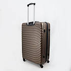 Валіза дорожня 3 в 1 трійка на колесах ABS пластик 76*49 см у різних кольорах Cans Синій, фото 8