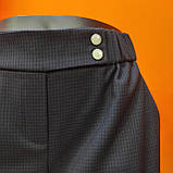 Брюки жіночі класичні штани на резинці 48 темно-сині, фото 5