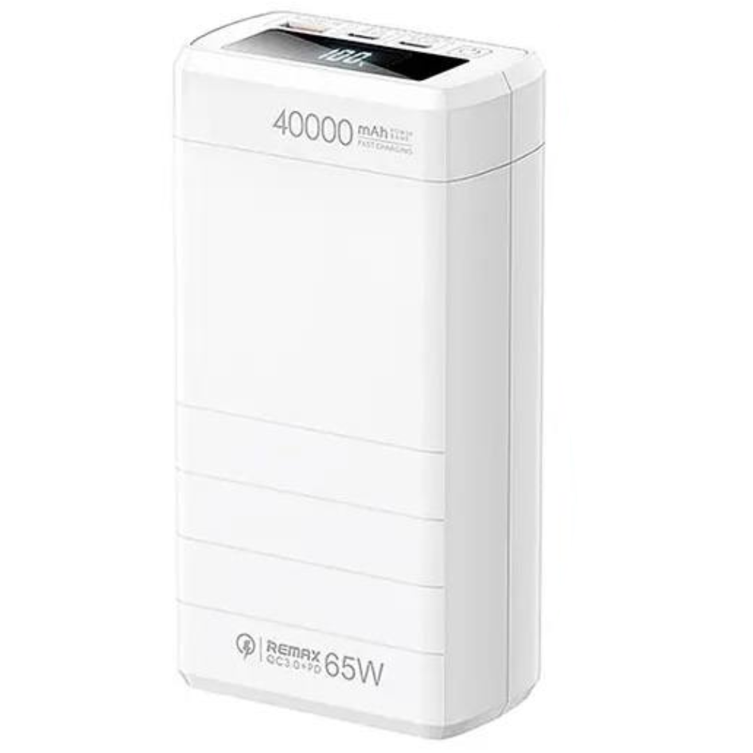 Повербанк для ноутбуків Remax 40000 мА·год 65 Вт RPP-310 Power Bank для планшетів, ноутбуків і смартфонів