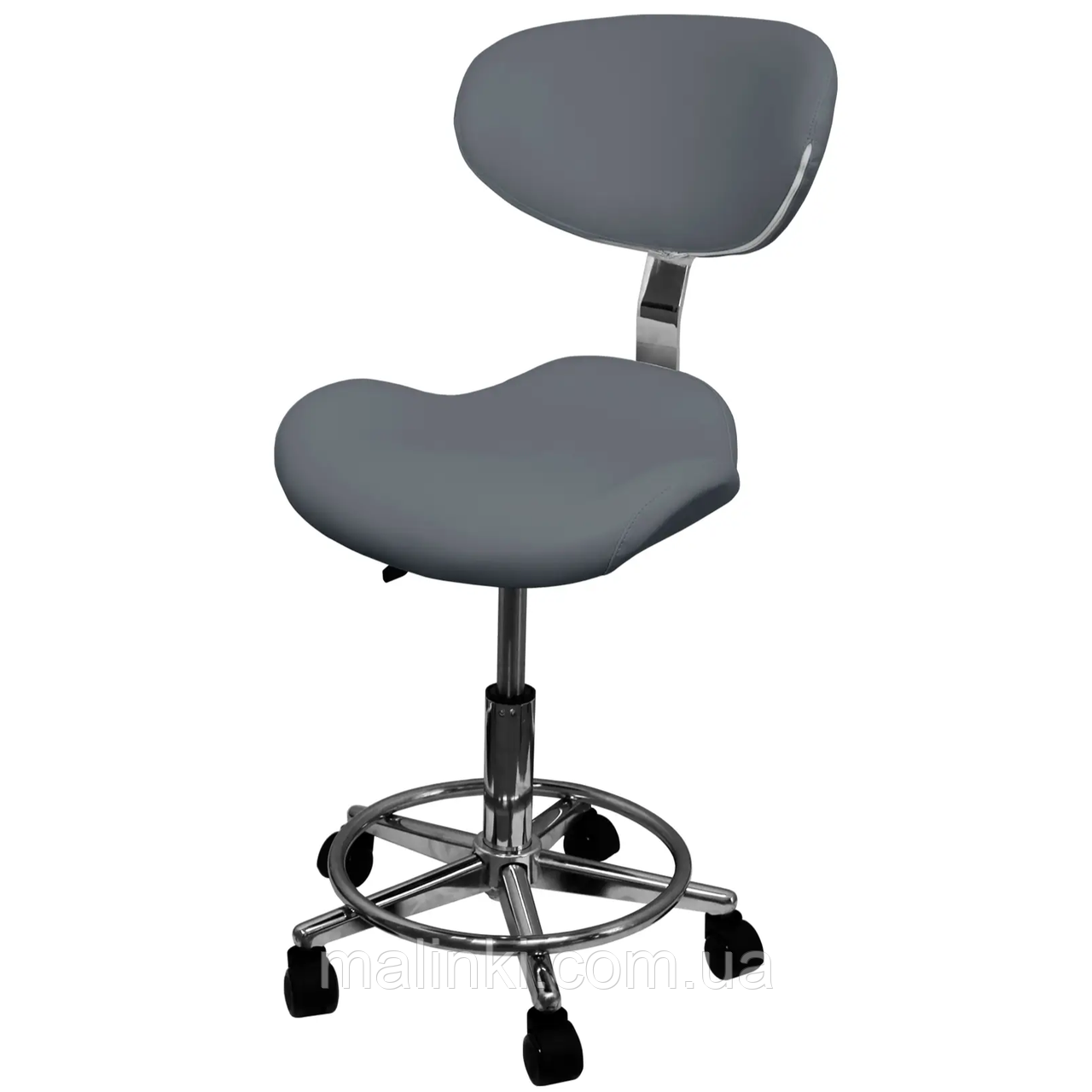 Стілець для майстра, модель 827А, сірий, фото 1