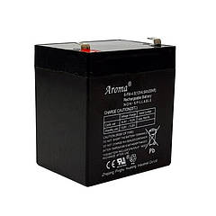 Акумулятор Aroma 12 вольтів 4.5 ампера 20hr 6-fm-4.5 для дитячого електромобіля