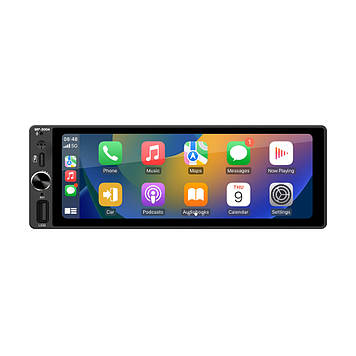 Автомагнітола 1DIN MP5 Cyclone MP-5004 Bluetooth великий екран Apple CarPlay Android Auto Wince вхід для камери