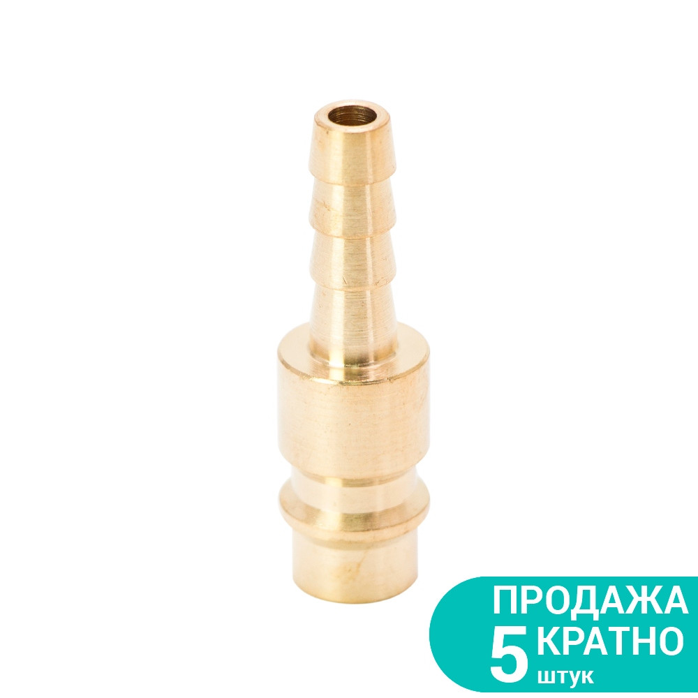 Штуцер для шланга 6 мм (латунь) SIGMA (7022571), фото 1