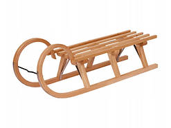 Санки дерев'яні AD323 110 см + шнурок