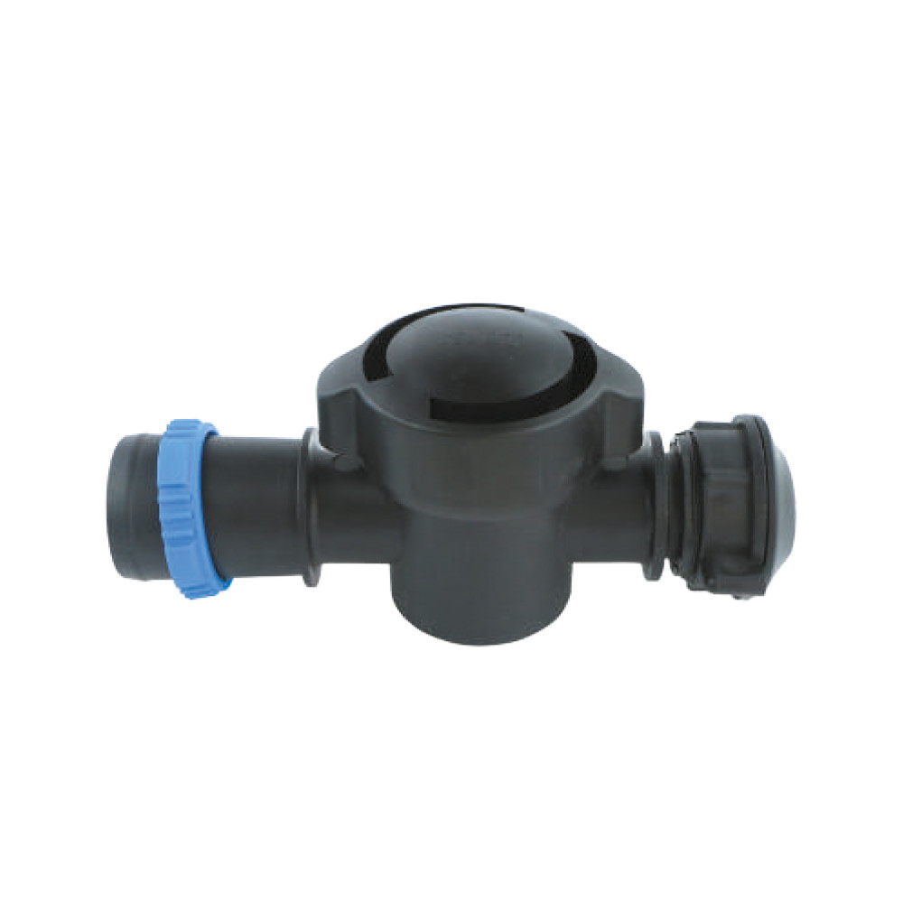 Кран для крапельної стрічки "туман" Ø 32 мм FLORA (5079714), фото 1