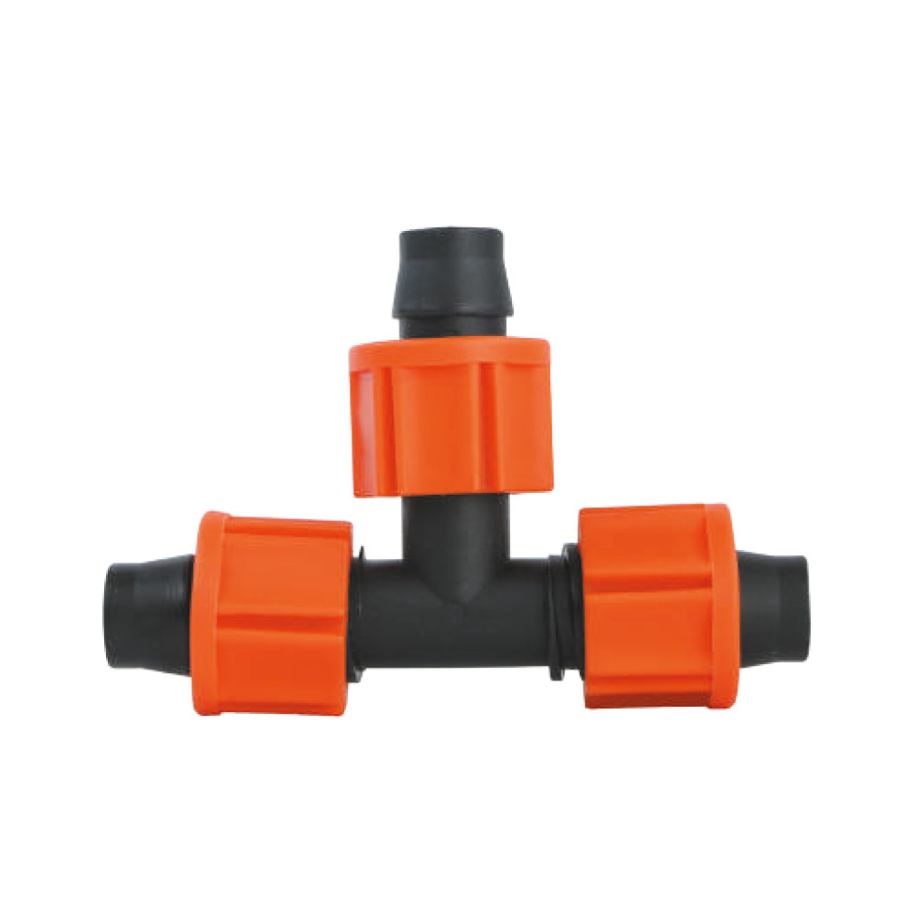 Трійник для крапельної стрічки Ø16 мм затискний FLORA (5079344), фото 1