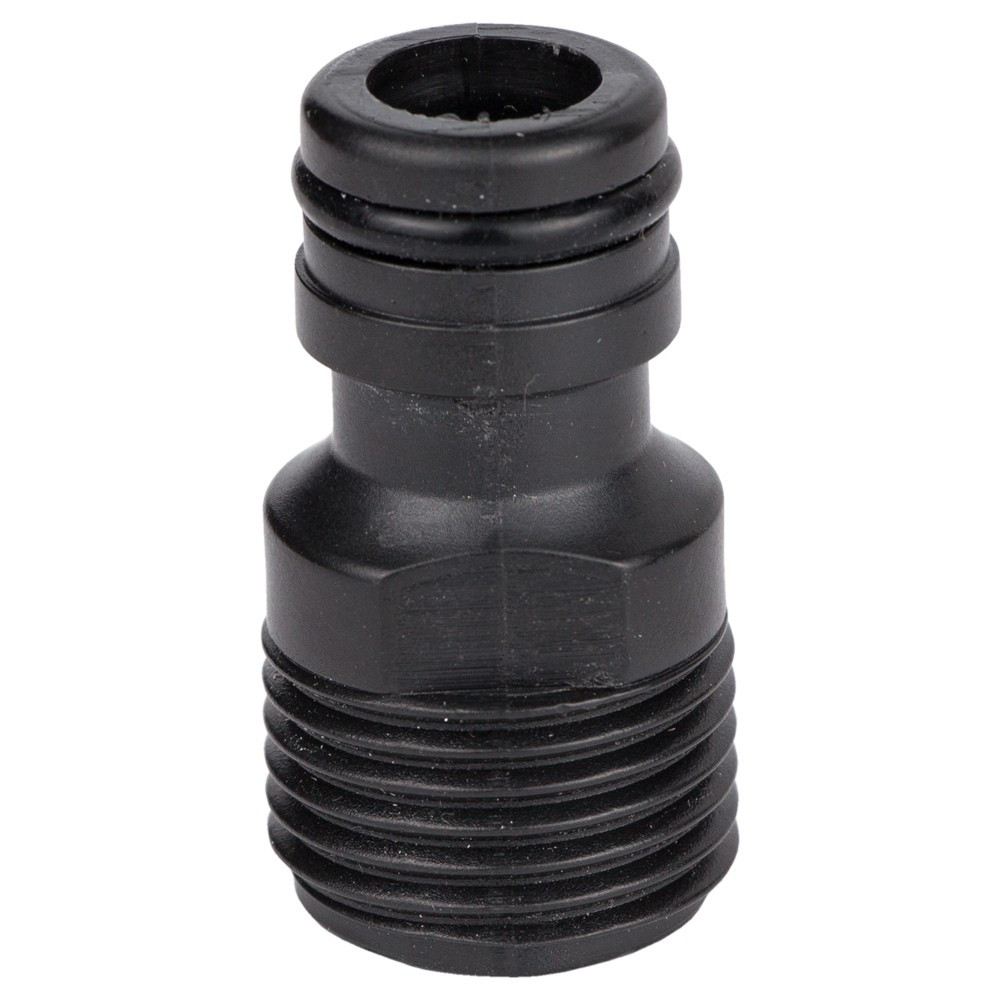 Адаптер для конектора 1/2" із зовнішньою різзю 1/2" (ABS) GRAD (5016355), фото 1