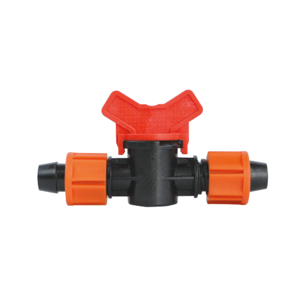 Кран для крапельної стрічки Ø16 мм прохідний FLORA (5079474), фото 1