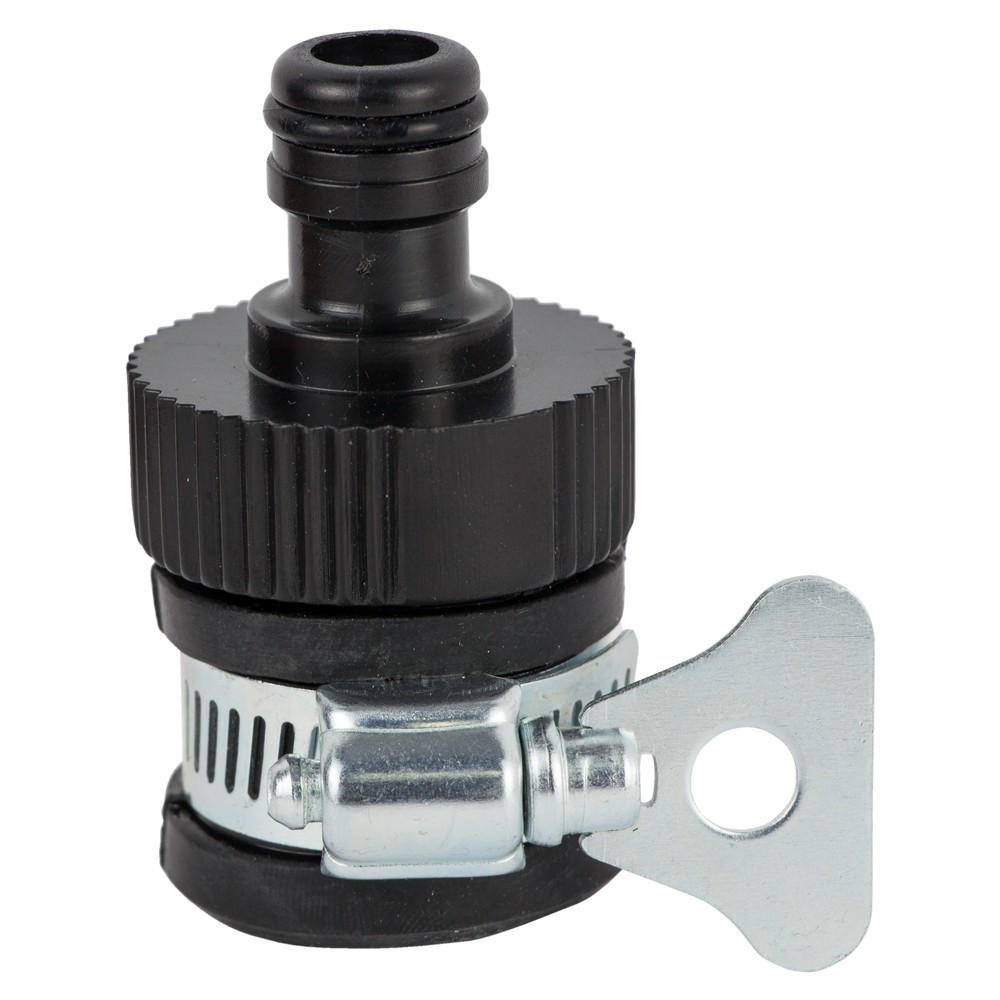 Адаптер для конектора 1/2" універсальний на кран без різі 1/2"×3/4" (ABS) GRAD (5016375), фото 1