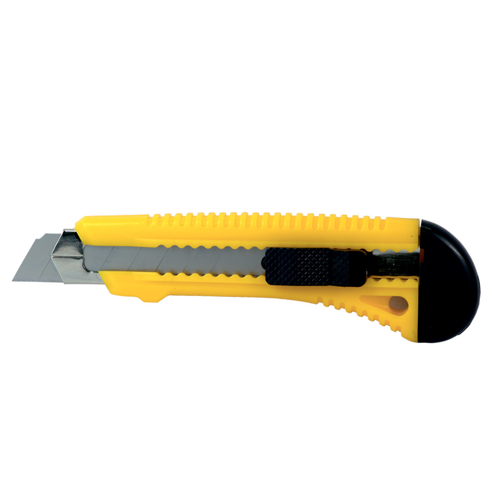 Ніж будівельний (пластиковий корпус) лезо 18 мм автоматичний замок SIGMA (8213021), фото 1