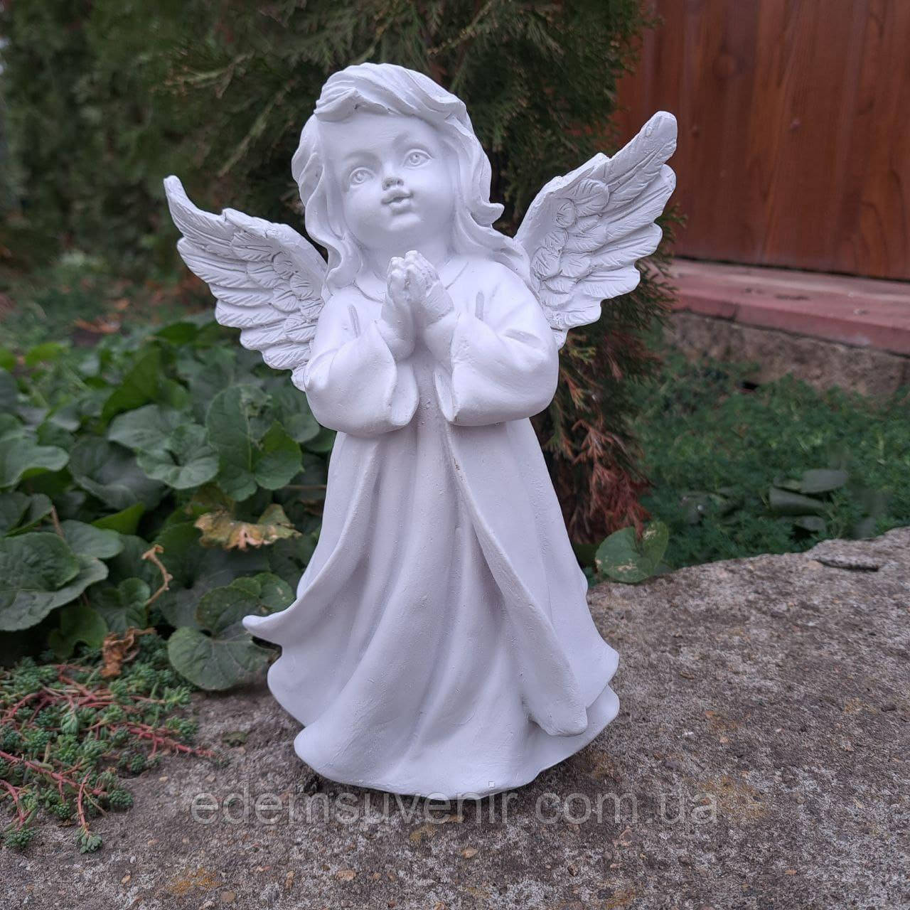 Садова фігура Янгол молиться, фігурки ангелів, статуетка янгол, ангелок, статуетки ангелочків, статуетки янголів, фото 1