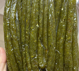 Ікра корюшки в'ялена з васабі 500 грам, вакуумна упаковка